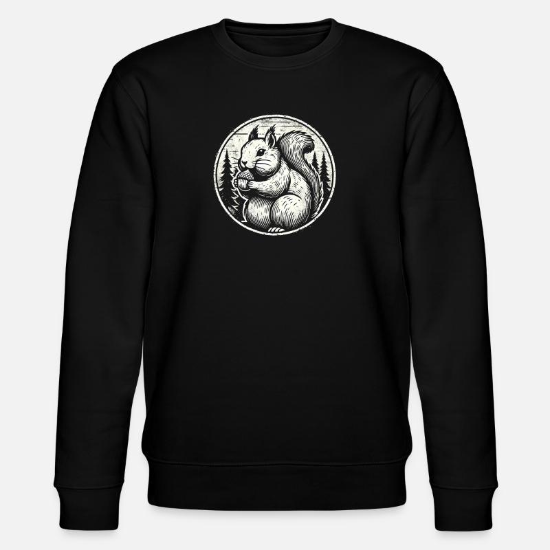 Squirrel - Stanley/Stella CHANGER Unisex Organic Sweatshirt - black