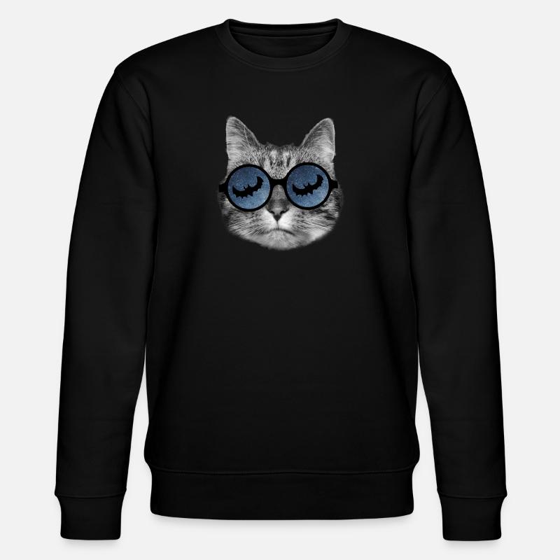Chat d’Halloween - Sweat bio CHANGER Stanley/Stella Unisexe - noir