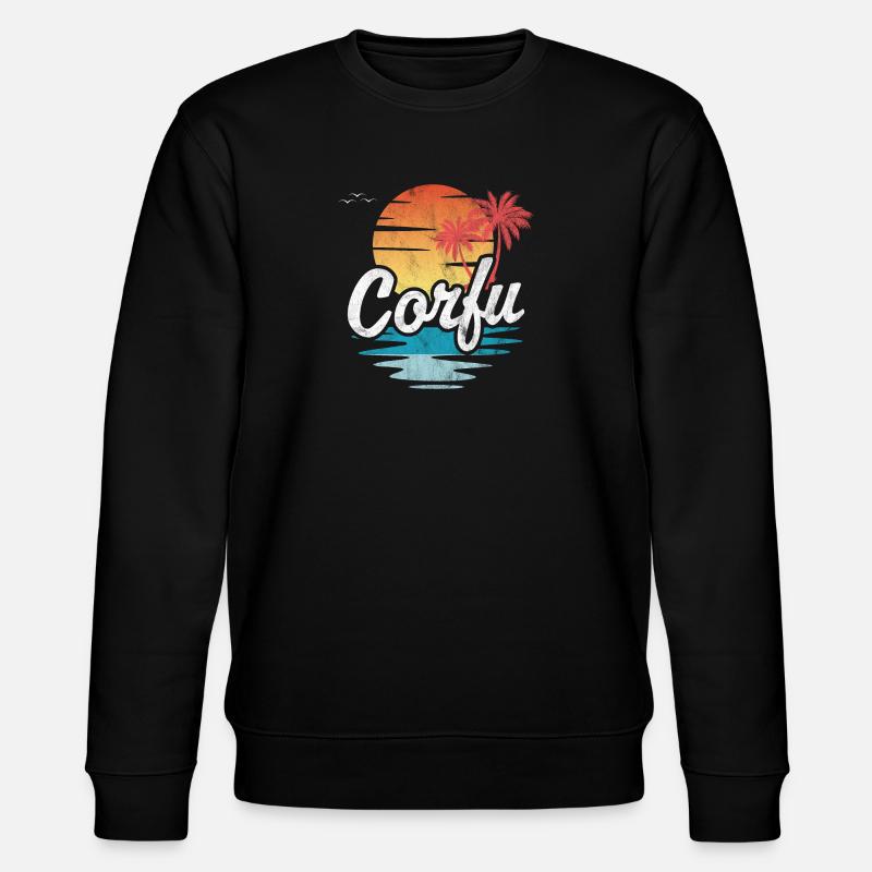 Corfu - Stanley/Stella CHANGER Unisex Organic Sweatshirt - black