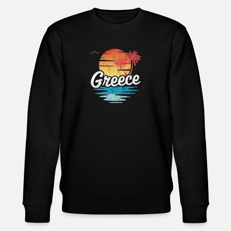 Greece - Stanley/Stella CHANGER Unisex Organic Sweatshirt - black