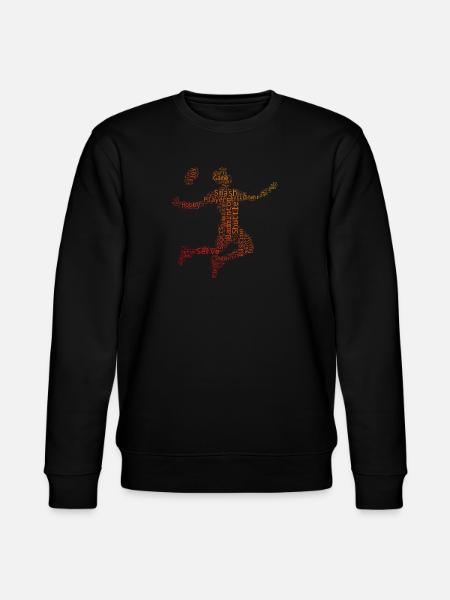 Badminton Players Men Squash Women - Stanley/Stella CHANGER Unisex Organic Sweatshirt - black
