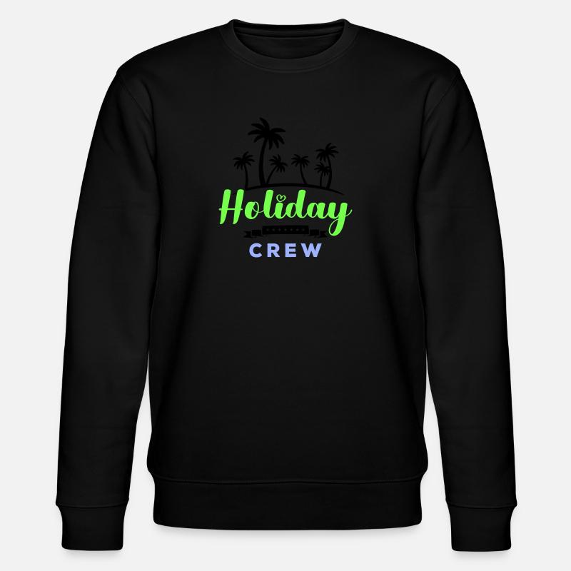 holiday crew - Stanley/Stella Unisex Bio-Sweatshirt CHANGER  - Schwarz