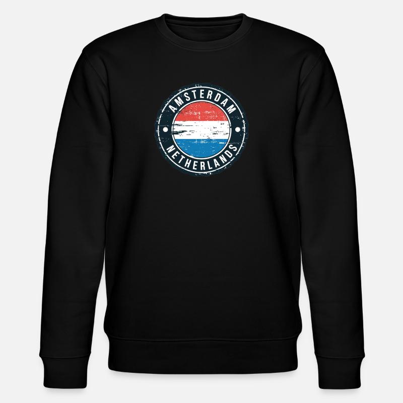 Amsterdam, Pays-Bas - Sweat bio CHANGER Stanley/Stella Unisexe - noir