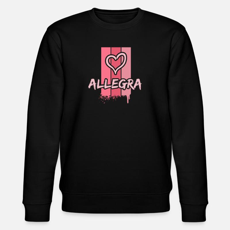 Gift for Allegra - Stanley/Stella CHANGER Unisex Organic Sweatshirt - black