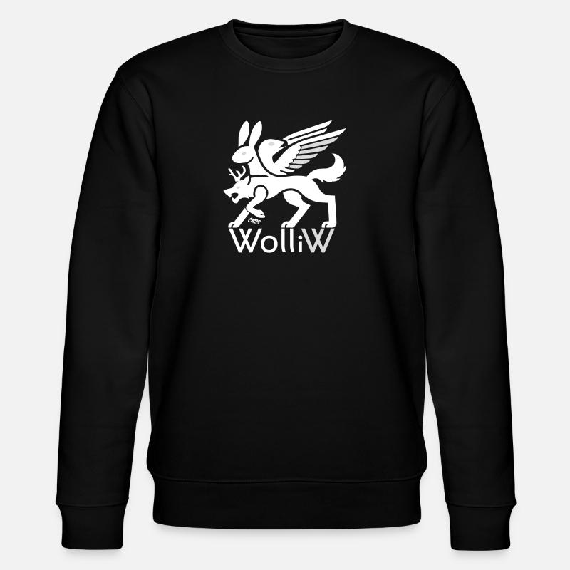 WolliW - Stanley/Stella Unisex Bio-Sweatshirt CHANGER - Schwarz
