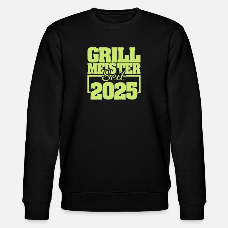 Grillbesteck 2025 - Stanley/Stella Unisex Bio-Sweatshirt CHANGER  - Schwarz