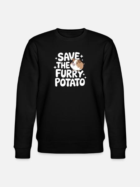 guinea pig - Stanley/Stella CHANGER Unisex Organic Sweatshirt - black