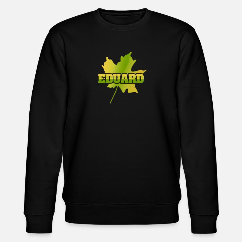 Eduard als Eduard - Stanley/Stella Unisex Bio-Sweatshirt CHANGER  - Schwarz