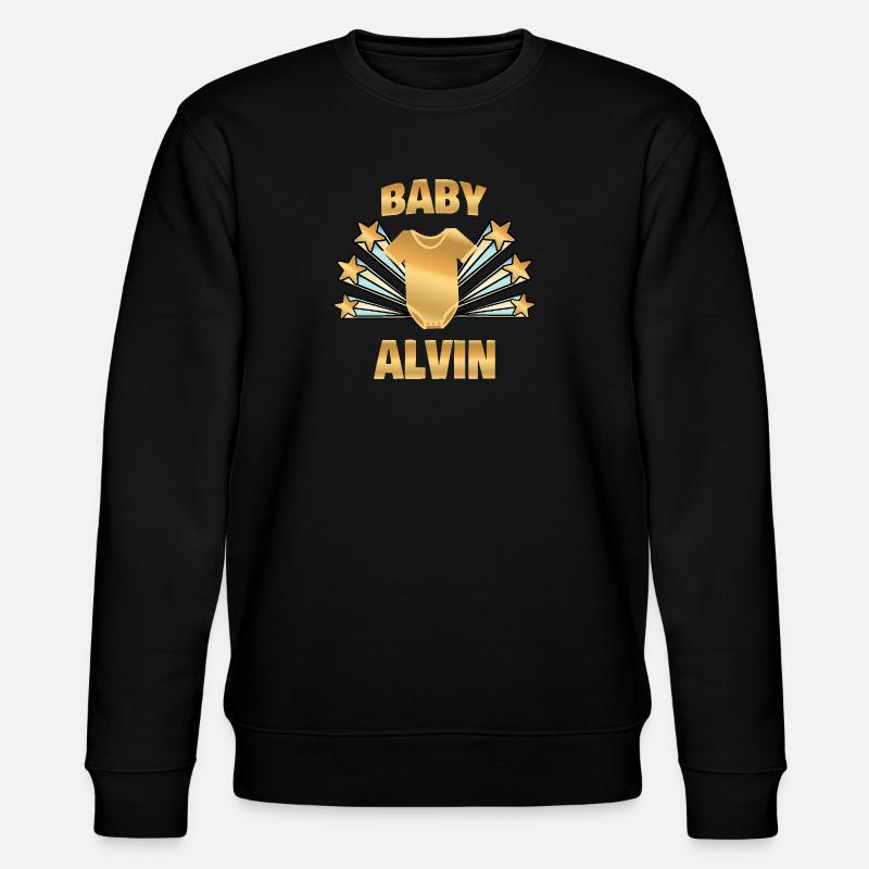 Geburt Alvin - Stanley/Stella Unisex Bio-Sweatshirt CHANGER  - Schwarz