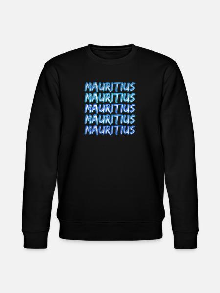 Gift for Mauritius - Stanley/Stella CHANGER Unisex Organic Sweatshirt - black