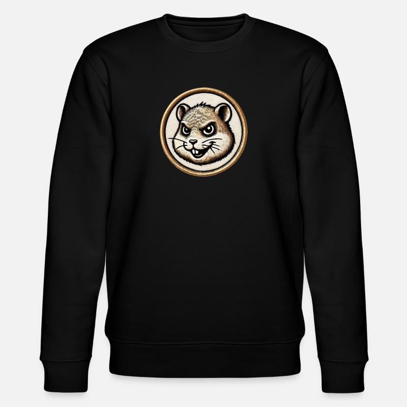 Hamster - Stanley/Stella Unisex Bio-Sweatshirt CHANGER  - Schwarz