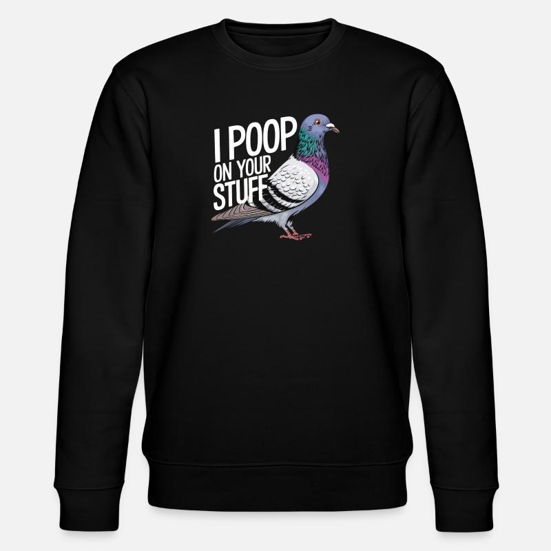 Pigeon Pigeons Animal Oiseau - Sweat bio CHANGER Stanley/Stella Unisexe - noir