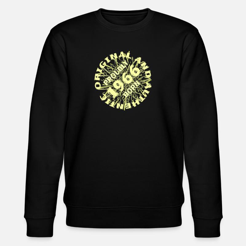 1966 1966 - Stanley/Stella CHANGER Unisex Organic Sweatshirt - black