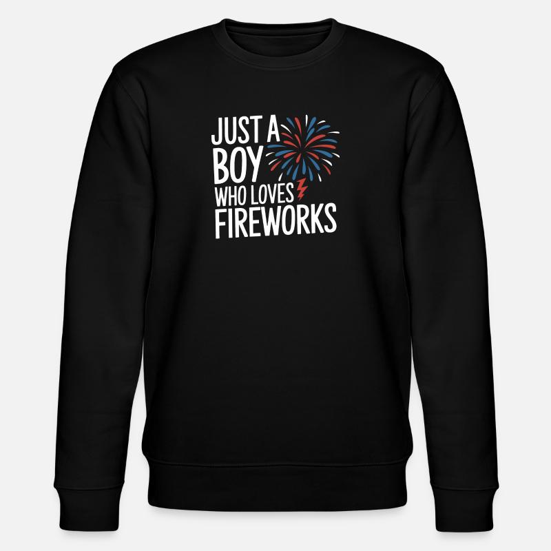 Pyrotechnics Fireworks Pyrotechnics - Stanley/Stella CHANGER Unisex Organic Sweatshirt - black