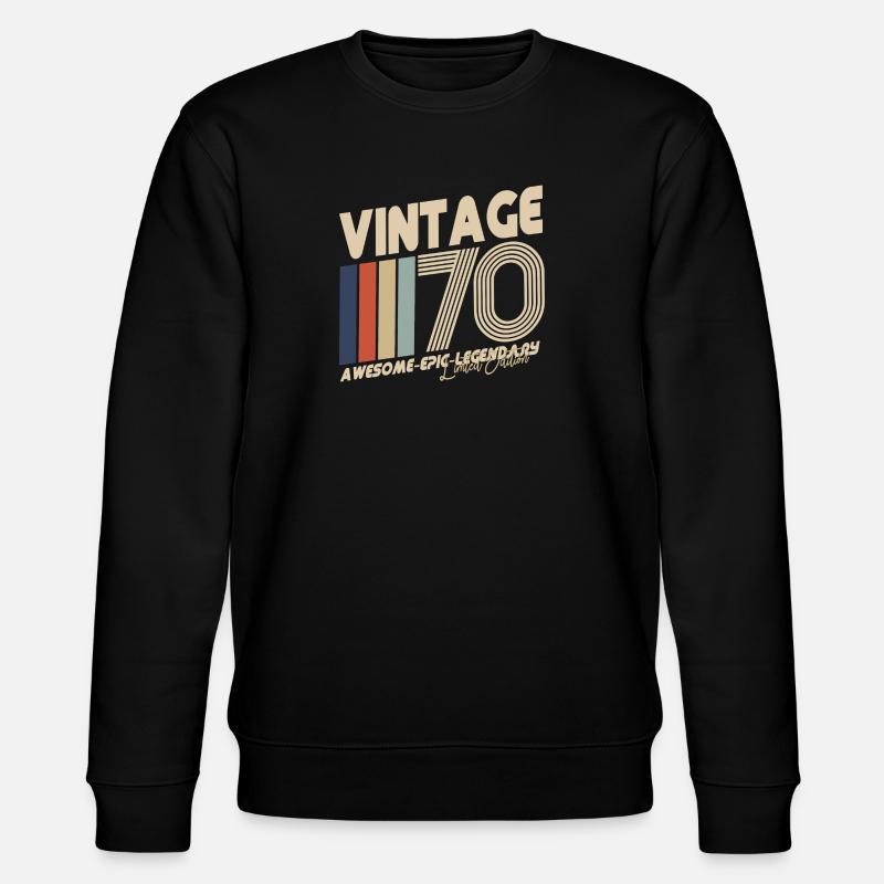 1970 - Sweat bio CHANGER Stanley/Stella Unisexe - noir