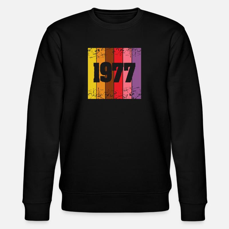 1977 - Stanley/Stella Unisex Bio-Sweatshirt CHANGER  - Schwarz