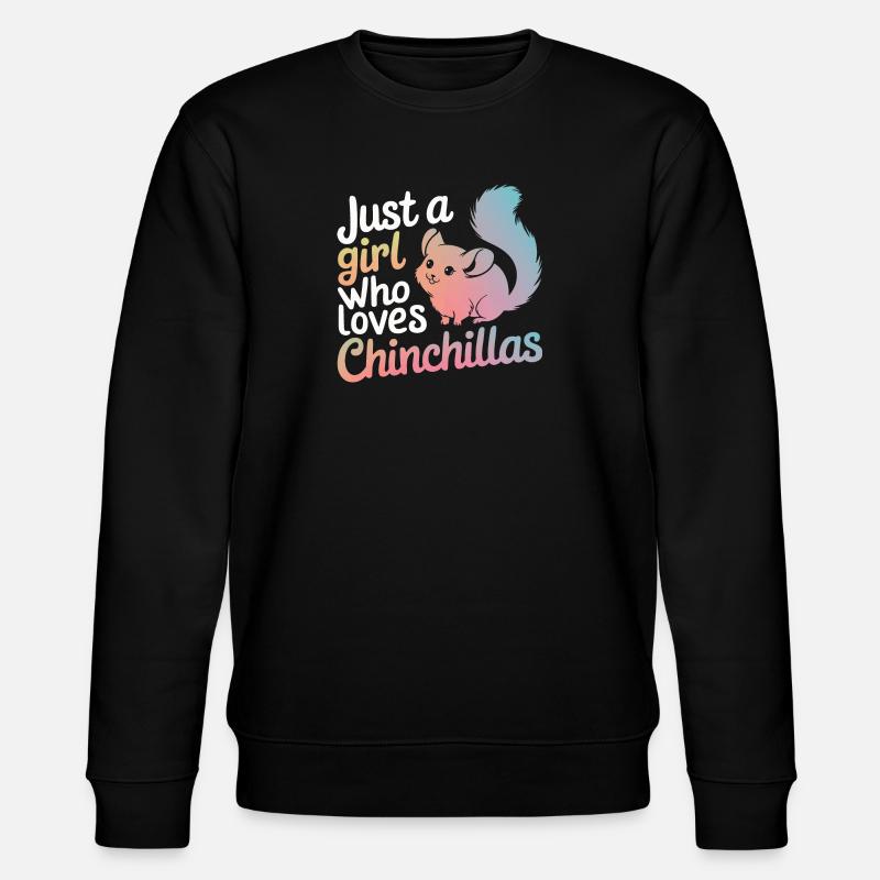 Chinchilla Souris Chinchillas - Sweat bio CHANGER Stanley/Stella Unisexe - noir