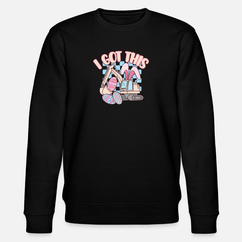 Easter - Stanley/Stella CHANGER Unisex Organic Sweatshirt - black