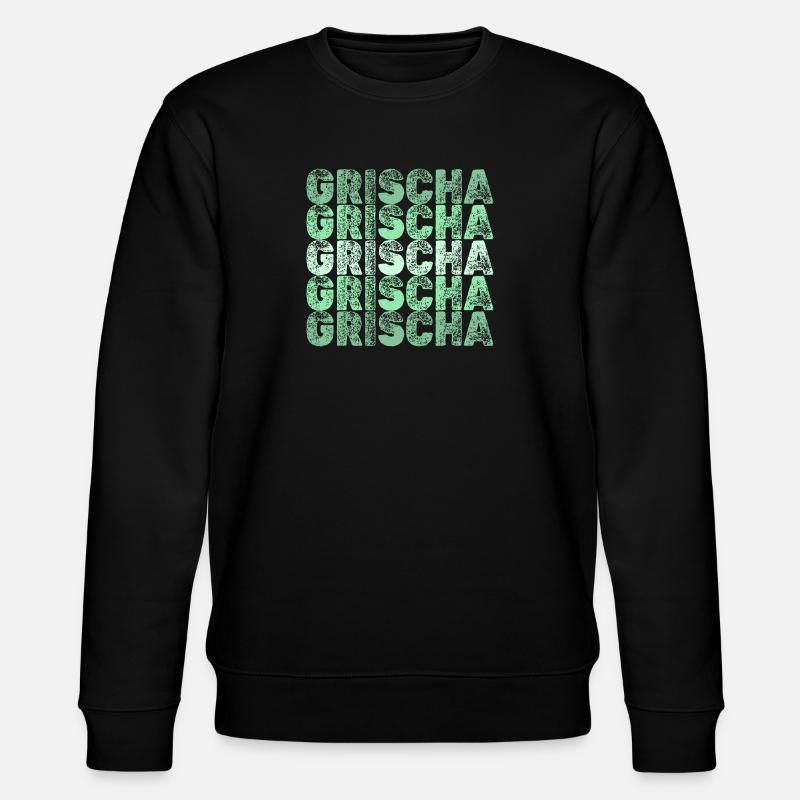 Grischa Grischa - Stanley/Stella Unisex Bio-Sweatshirt CHANGER  - Schwarz