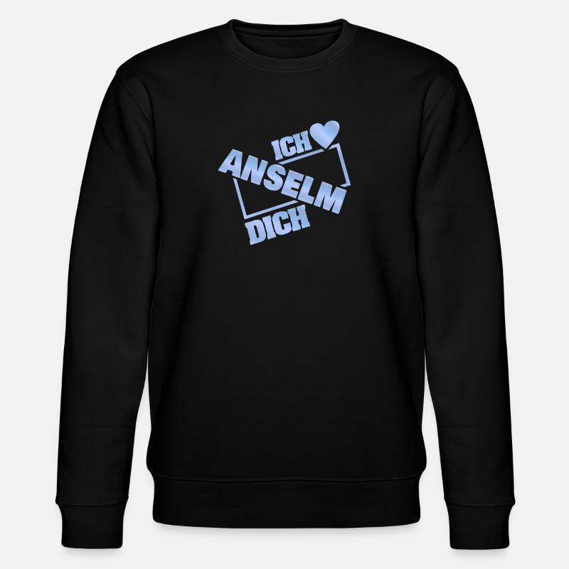 Couple Anselm - Stanley/Stella Unisex Bio-Sweatshirt CHANGER  - Schwarz