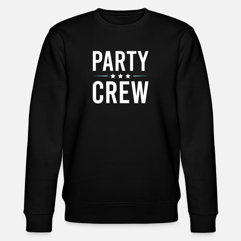 Party Crew - Stanley/Stella Unisex Bio-Sweatshirt CHANGER - Schwarz
