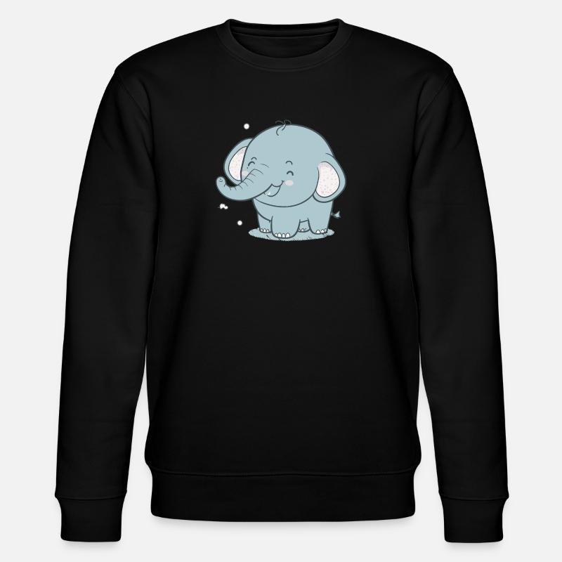 Bébé éléphant - Sweat bio CHANGER Stanley/Stella Unisexe - noir