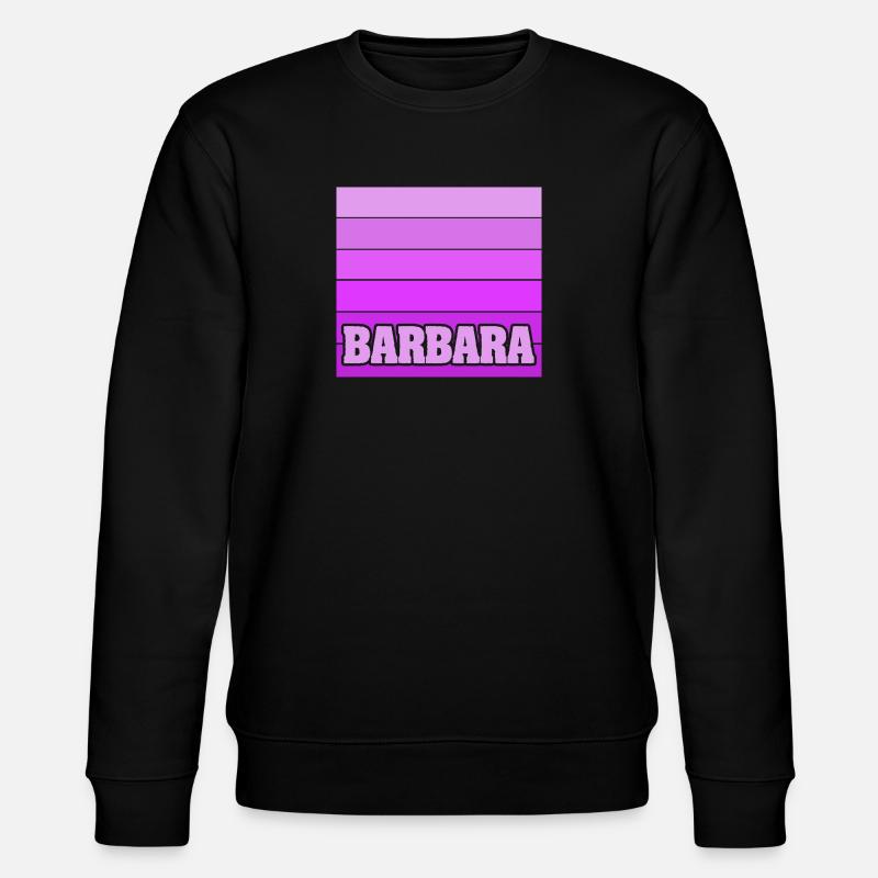 Nom de jeune fille Barbara - Sweat bio CHANGER Stanley/Stella Unisexe - noir