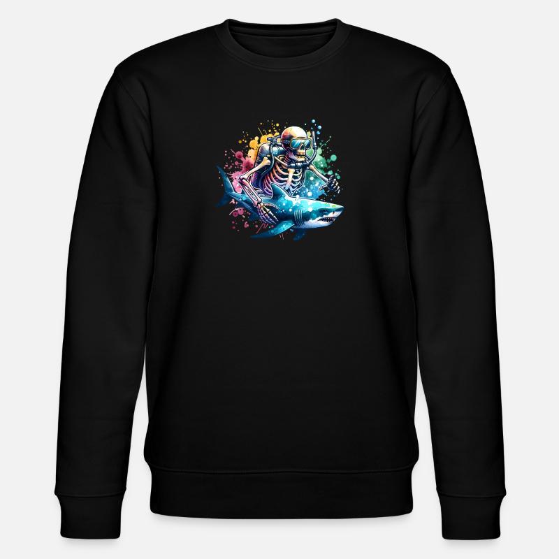 Plongeurs - Sweat bio CHANGER Stanley/Stella Unisexe - noir