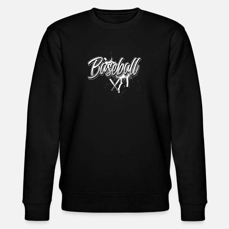 Lettrage de baseball - Sweat bio CHANGER Stanley/Stella Unisexe - noir