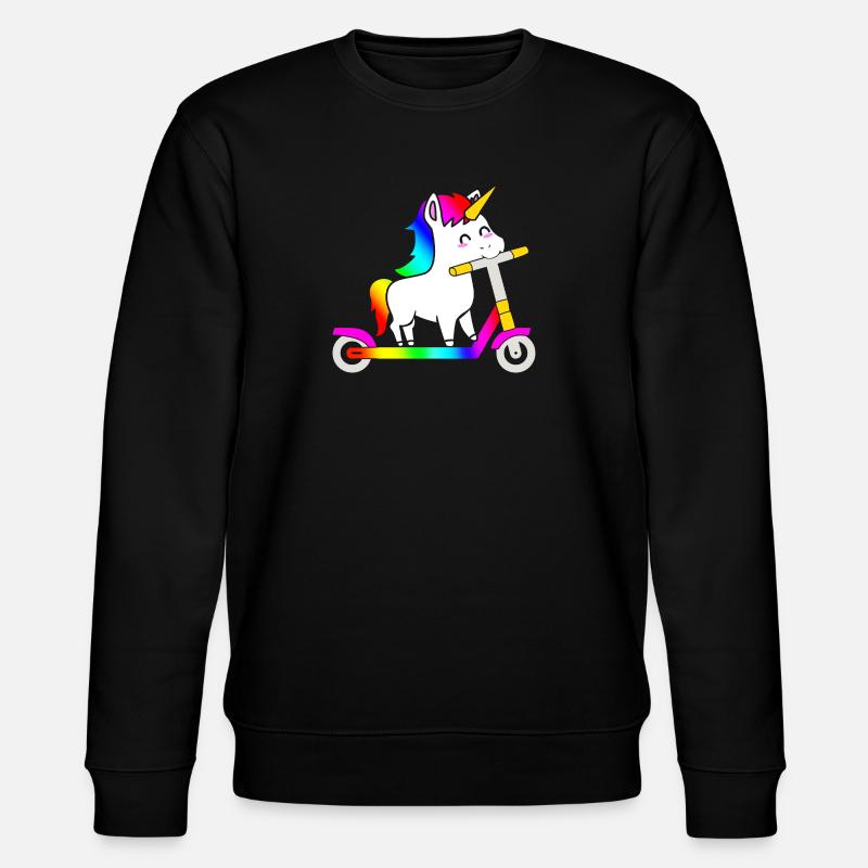 Scooter Roller - Stanley/Stella Unisex Bio-Sweatshirt CHANGER - Schwarz
