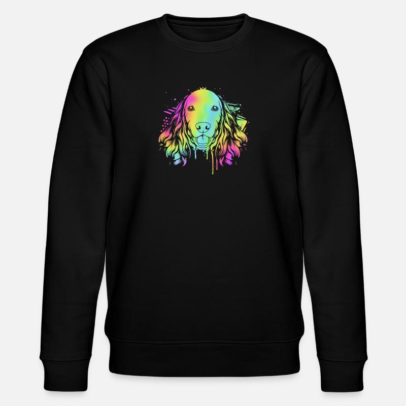 Cocker Spaniel - Stanley/Stella Unisex Bio-Sweatshirt CHANGER  - Schwarz