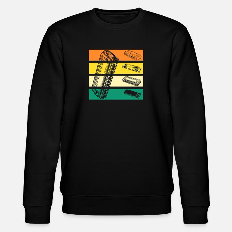 Harmonica Harmonica - Stanley/Stella CHANGER Unisex Organic Sweatshirt - black