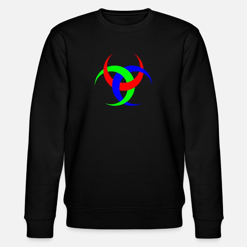 Emblem von Diana - Stanley/Stella Unisex Bio-Sweatshirt CHANGER  - Schwarz