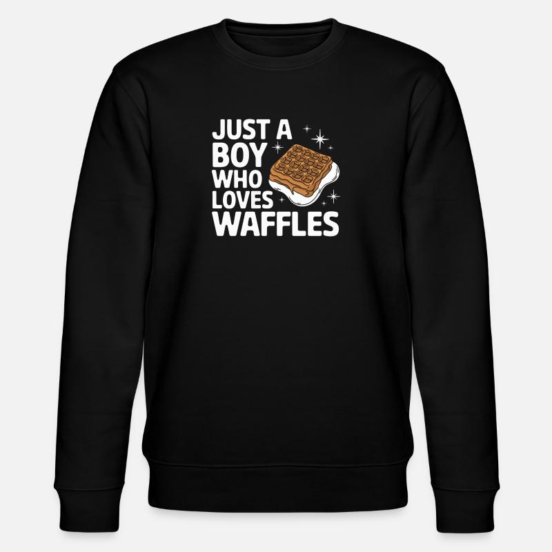 Waffles Breakfast Sweets - Stanley/Stella CHANGER Unisex Organic Sweatshirt - black