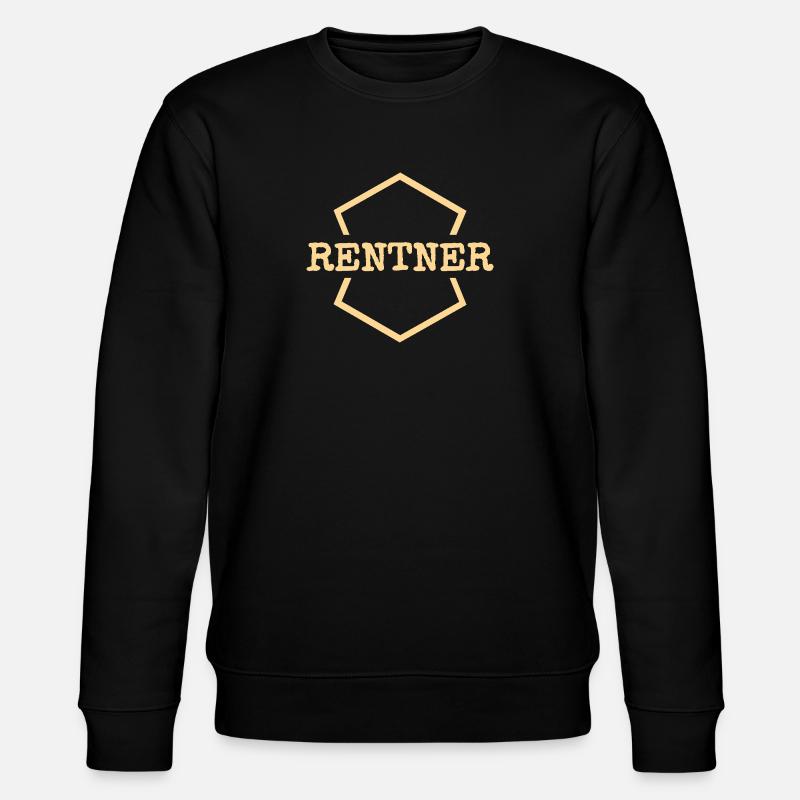 Pensioners as work - Stanley/Stella CHANGER Unisex Organic Sweatshirt - black