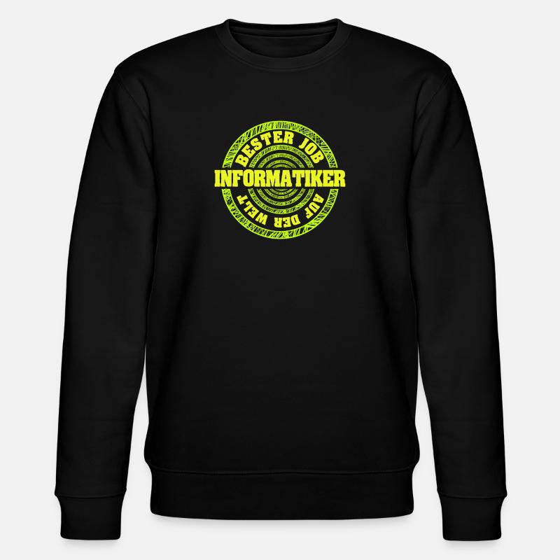 Geschenk für Informatiker - Stanley/Stella Unisex Bio-Sweatshirt CHANGER  - Schwarz