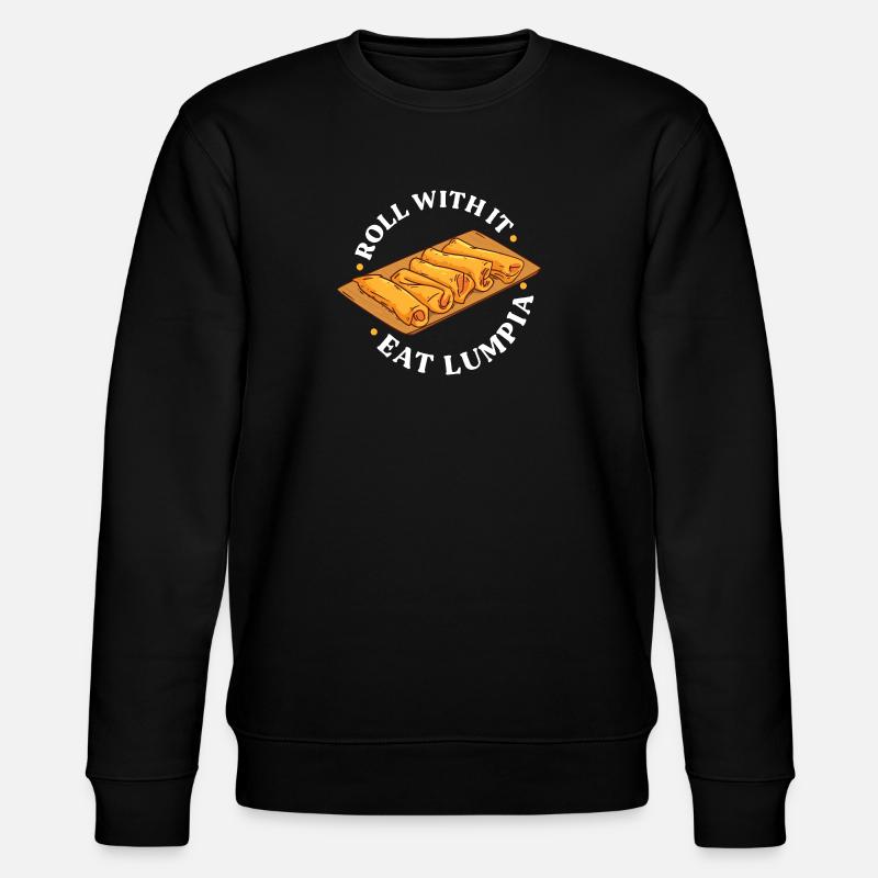 rouler avec manger lumpia Design - Sweat bio CHANGER Stanley/Stella Unisexe - noir