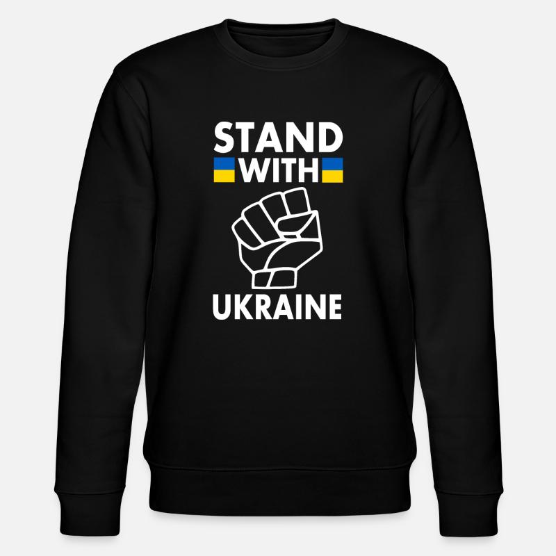 stand with ukraine - Sweat bio CHANGER Stanley/Stella Unisexe - noir