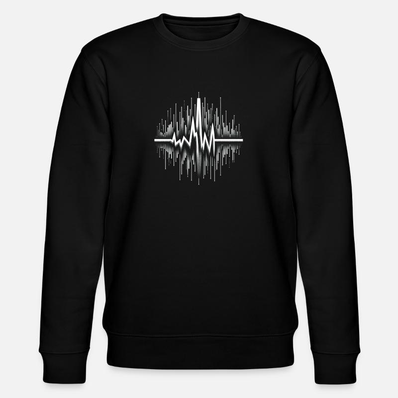 Fréquence cardiaque - Sweat bio CHANGER Stanley/Stella Unisexe - noir