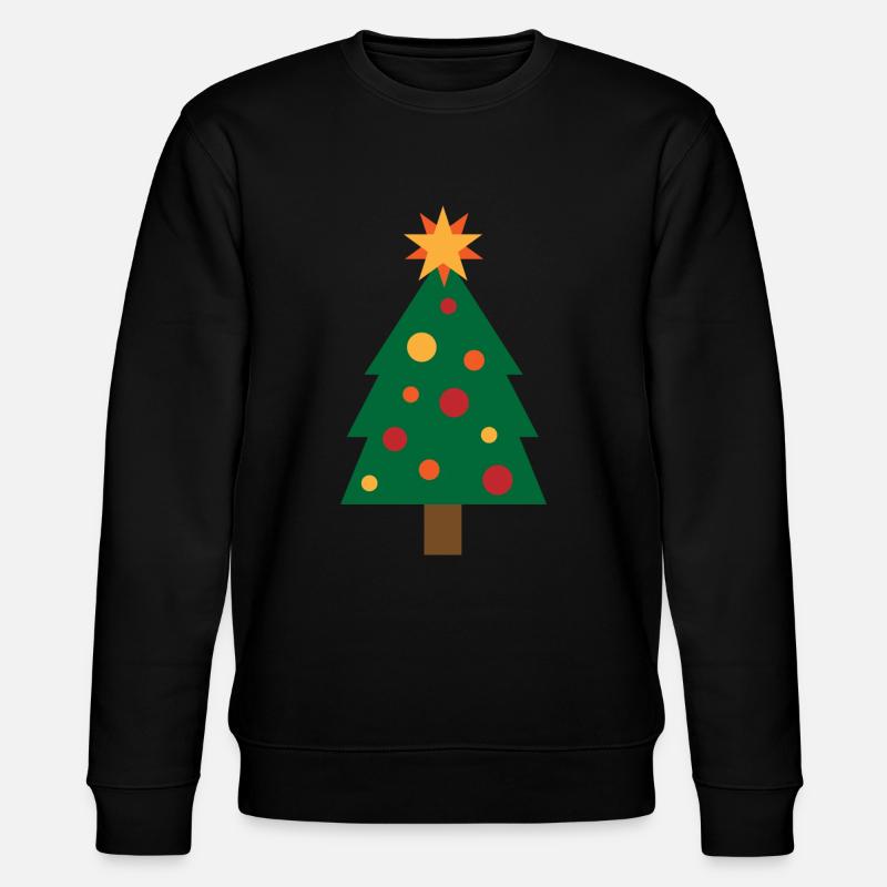 Weihnachtsbaum / Tannenbaum / Christmas Tree - Stanley/Stella Unisex Bio-Sweatshirt CHANGER - Schwarz