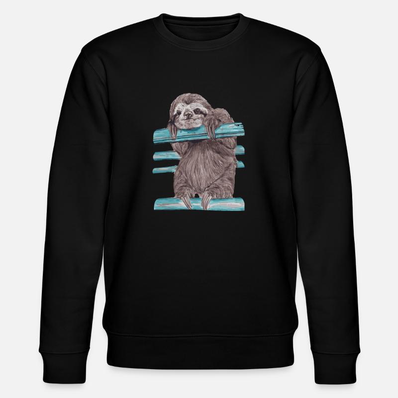 hey mr sloth - Sweat bio CHANGER Stanley/Stella Unisexe - noir