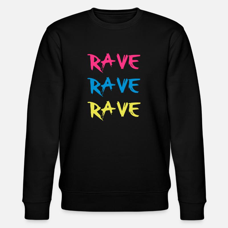 Rave - Stanley/Stella Unisex Bio-Sweatshirt CHANGER  - Schwarz