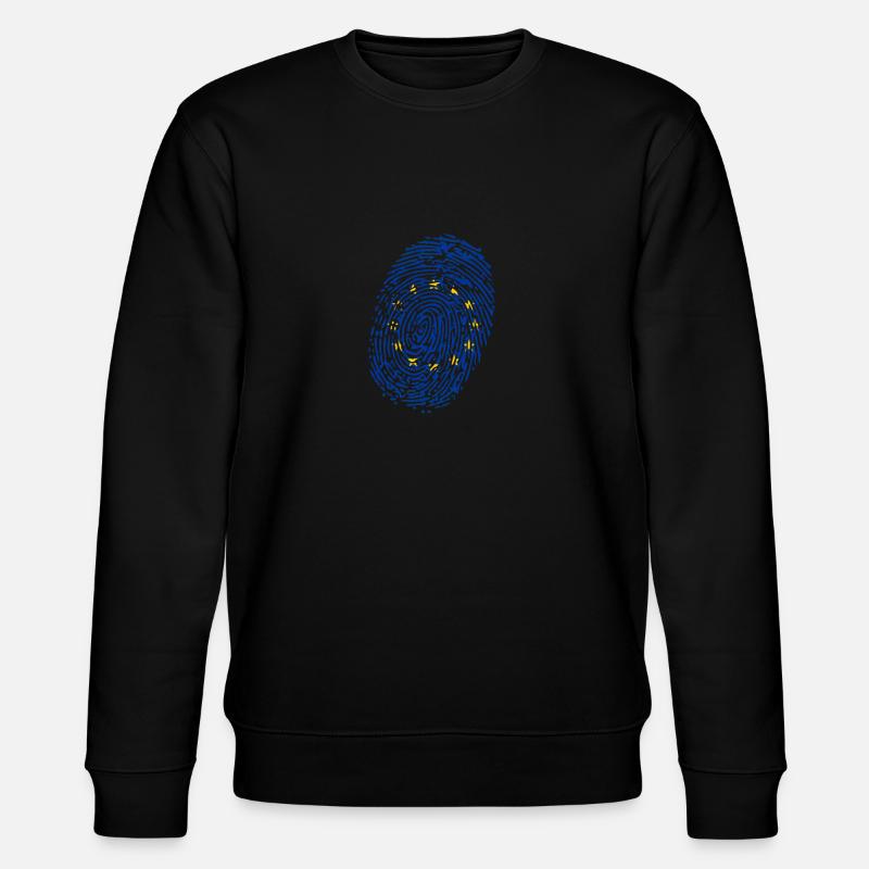 Empreinte digitale de l'Europe - Sweat bio CHANGER Stanley/Stella Unisexe - noir