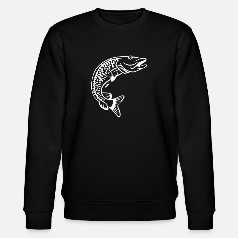 Hecht - Stanley/Stella Unisex Bio-Sweatshirt CHANGER  - Schwarz