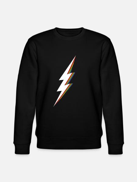 Lightning Bolt - Stanley/Stella CHANGER Unisex Organic Sweatshirt - black