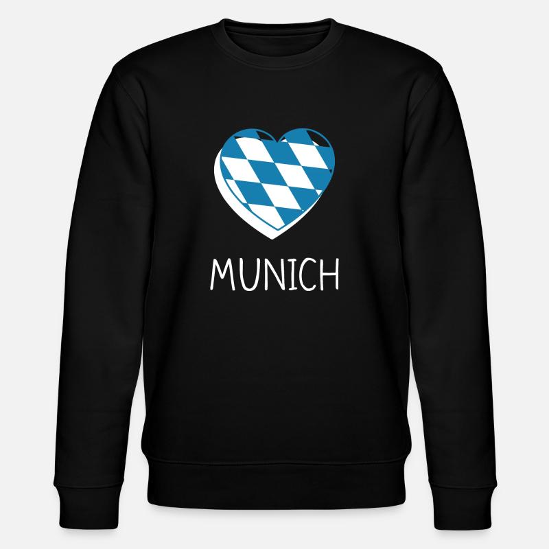Cœur de Munich - Sweat bio CHANGER Stanley/Stella Unisexe - noir