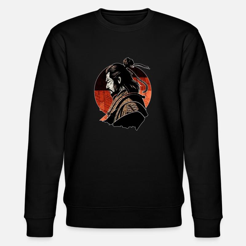 Warrior's Grace Samurai - Stanley/Stella Unisex Bio-Sweatshirt CHANGER  - Schwarz