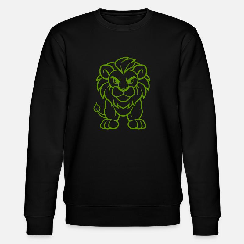 Bande dessinée du lion - Sweat bio CHANGER Stanley/Stella Unisexe - noir