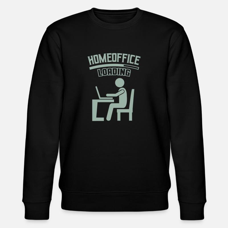 Arbeit Büro Homeoffice Loading - Stanley/Stella Unisex Bio-Sweatshirt CHANGER  - Schwarz