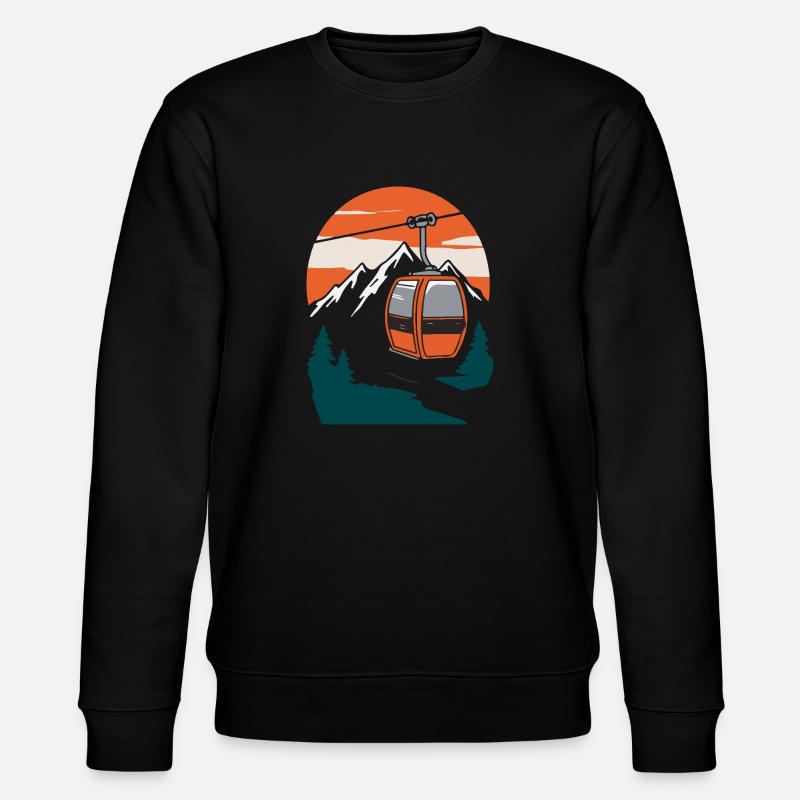 Sessellift - Stanley/Stella Unisex Bio-Sweatshirt CHANGER  - Schwarz
